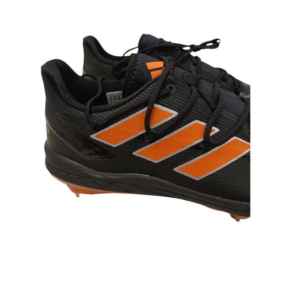 Adidas Adizero Baseball Cleats Men\'s Sz 13.5 Afterburner Black Orange BRAND NEW! main image 6